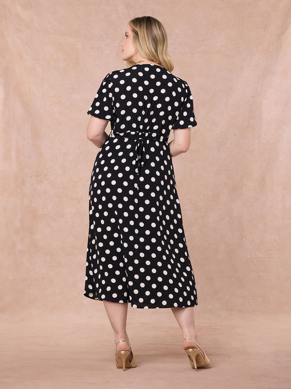 Emily - Midi Dress - Polka Dot