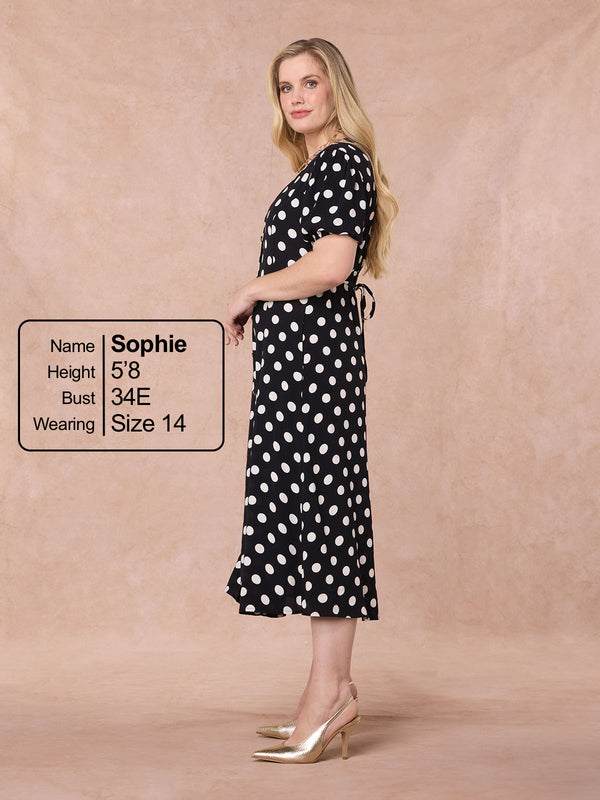 Emily - Midi Dress - Polka Dot